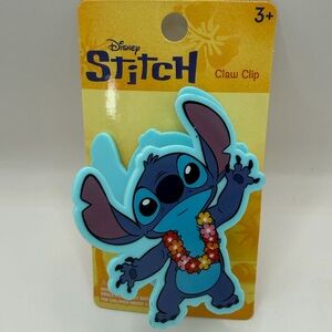 Disney Stitch Lei Blue Hair Claw Clip NWT